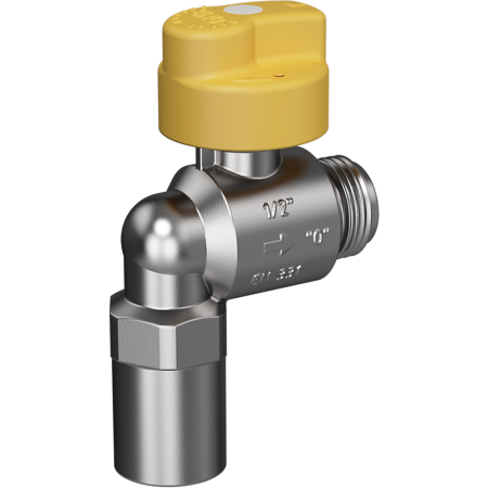 Βαλβίδα ασφαλείας αερίου Merabell VAIT Rp1/2 x G1/2 - γωνιακή